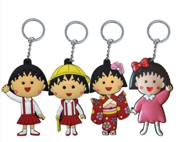 Maruko Rubber Keychain