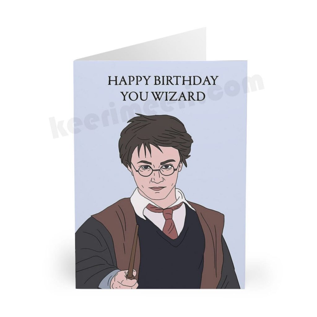 HARRY POTTER Birthday Card – كيري ميري