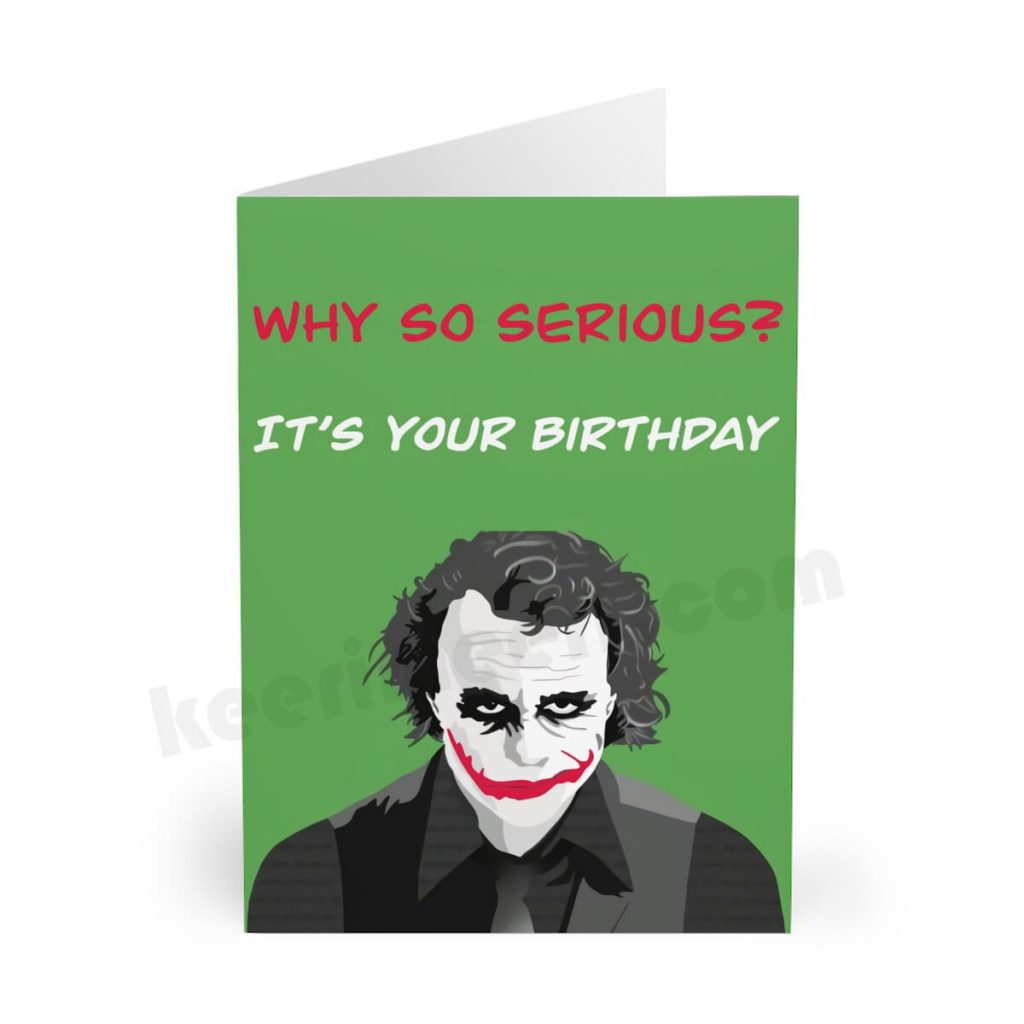 JOKER Birthday Card – كيري ميري