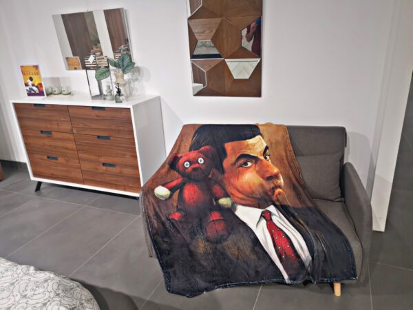 Mr Bean Throw Blanket