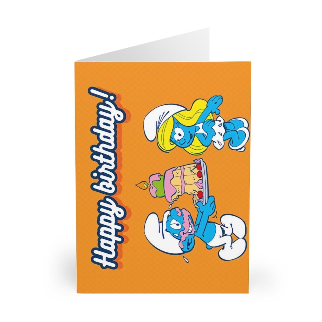 smurfs-birthday-card