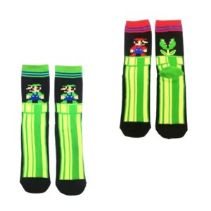 Mario Luigi Pipe Socks