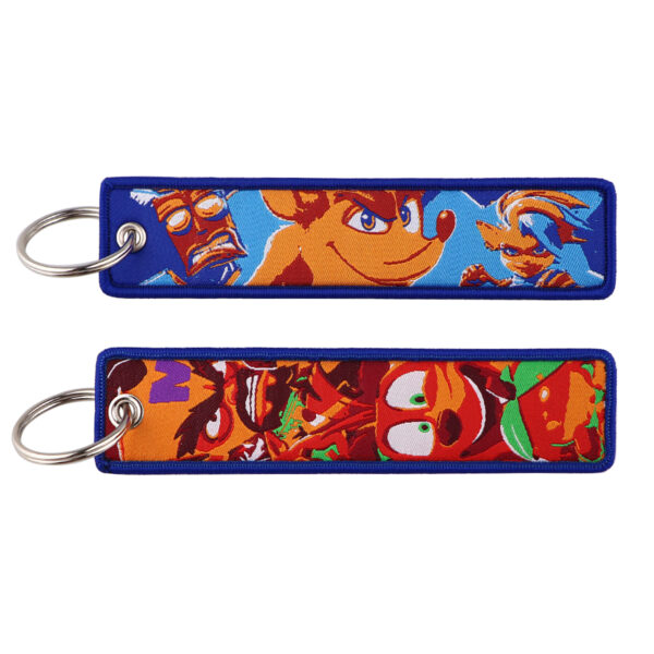 Crash Tag Keychain