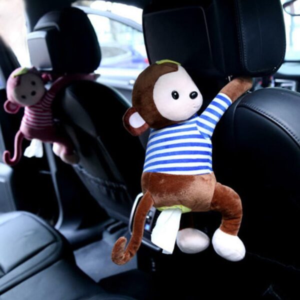 Monkey Car Tissue Holder - Image 2