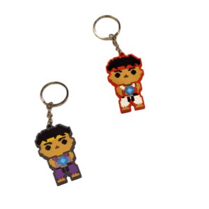 Ryu Pixel Keychain