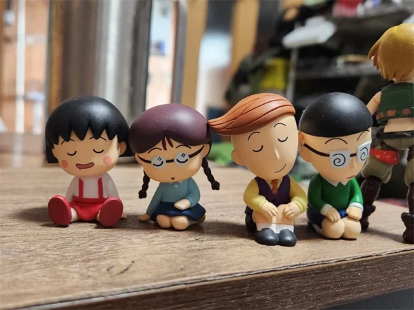 Maruko 4 Sleepyhead Figures Set - Image 2