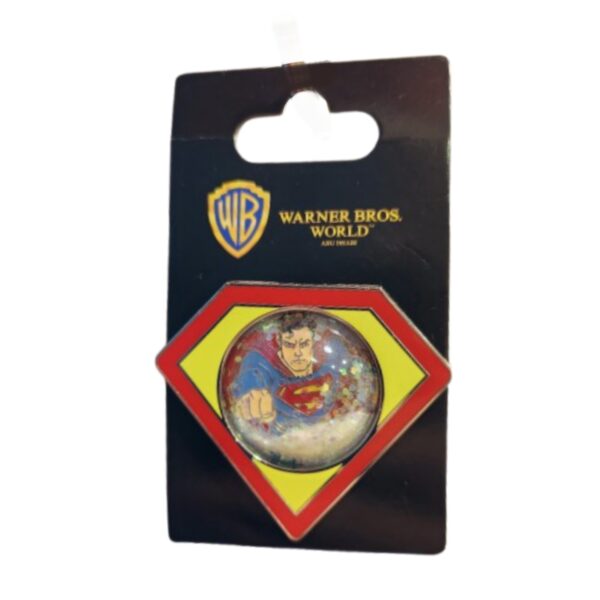 Superman Globe Pin