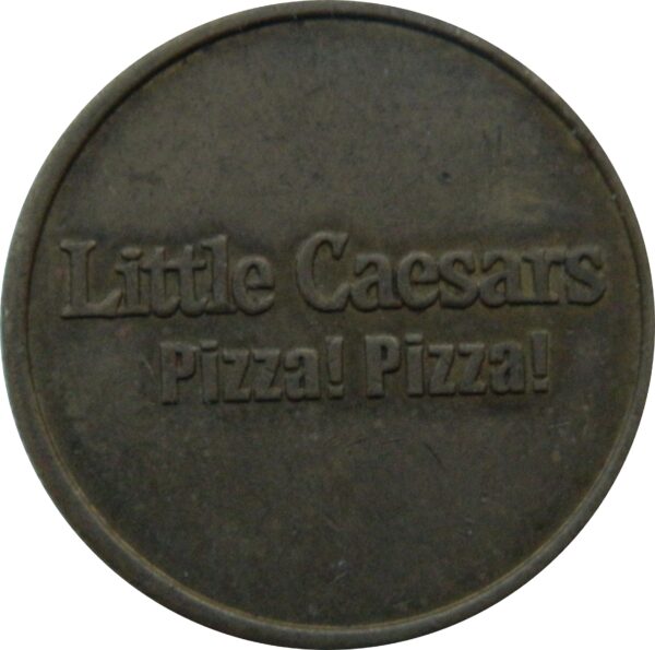 LITTLE CAESAR'S PIZZA CAESARLAND VINTAGE ARCADE TOKEN - Image 2