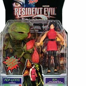 Sealed Vintage Resident Evil 2 Platinum Series Capcom ToyBiz Figure Ada Wong Ivy William G3 1998