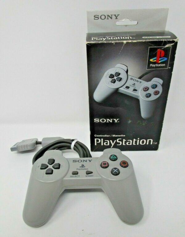 VINTAGE UNUSED PS1 Controller in Box - Image 2