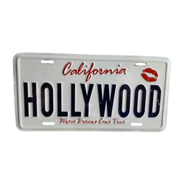 Holywood Metal Sign