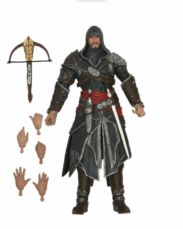 NECA Assassin’s Creed: Revelations Ezio Auditore 7″ Scale Action Figure - Image 2