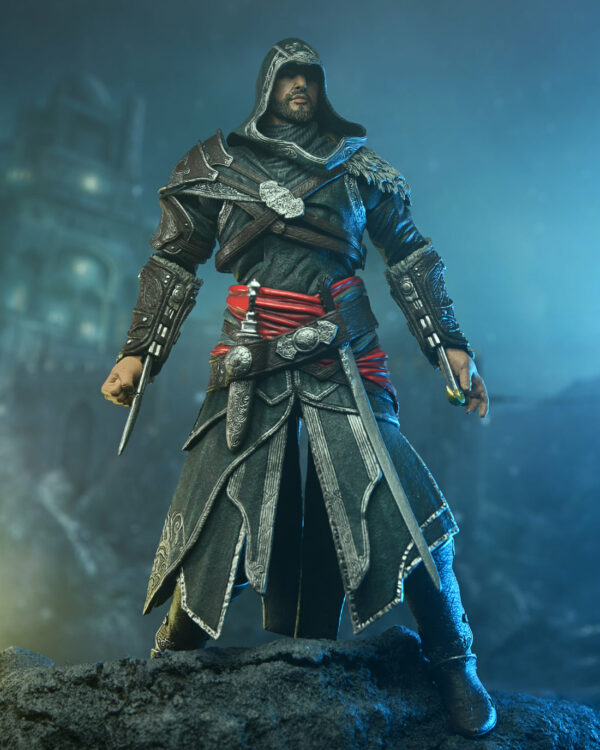 NECA Assassin’s Creed: Revelations Ezio Auditore 7″ Scale Action Figure - Image 4