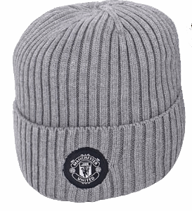 Manchester United OFFICIAL Beanie Grey