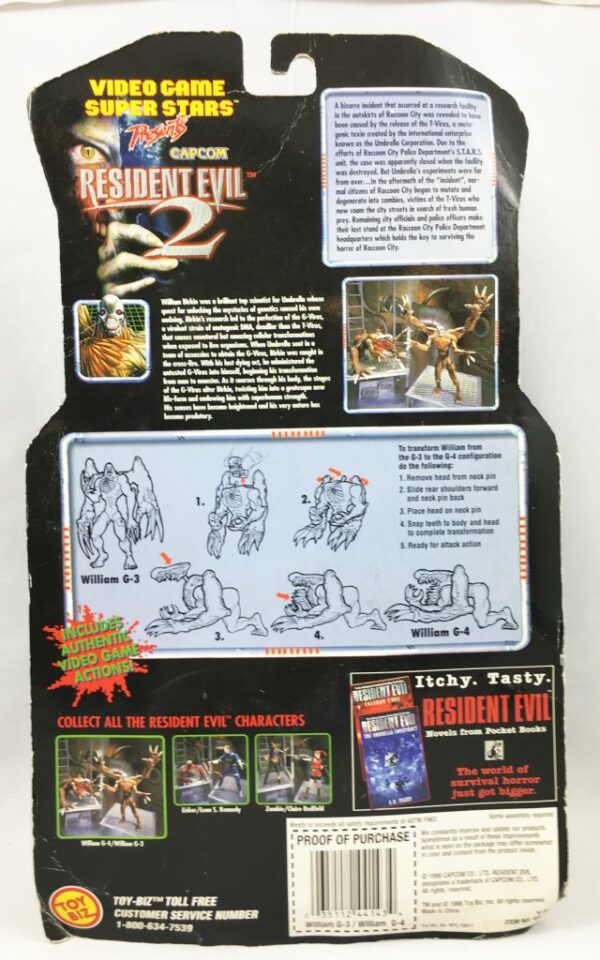 1998 Capcom Resident Evil 2 William G-3/ G-4 With G -Virus Transformation Sealed - Image 3