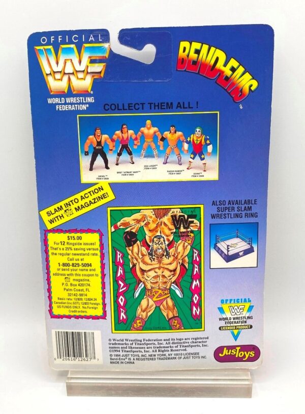 ACTION FIGURE Razor Ramon (1994) Bend Ems JusToys - Image 2
