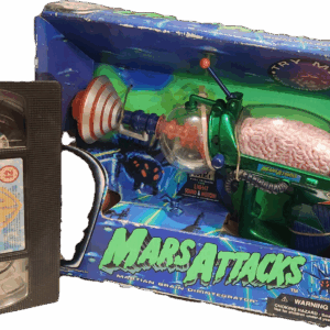 1996 MARS ATTACKS GUN AND VHS