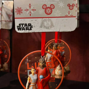 Disneyland Star Wars Life Day Rey and Chewie ornament