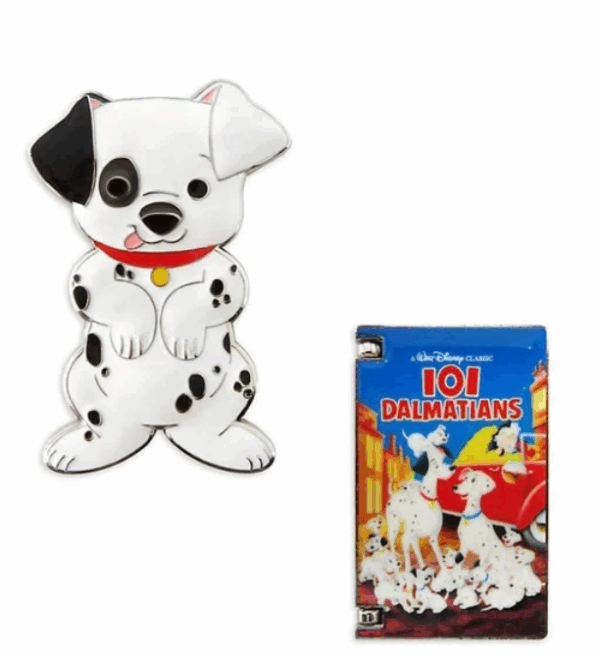 Disney 101 Dalmatians VHS Pin Set Limited Release - Image 6
