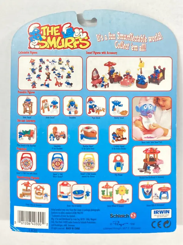 1996 Smurfs in Car Figure Sealed - Image 2