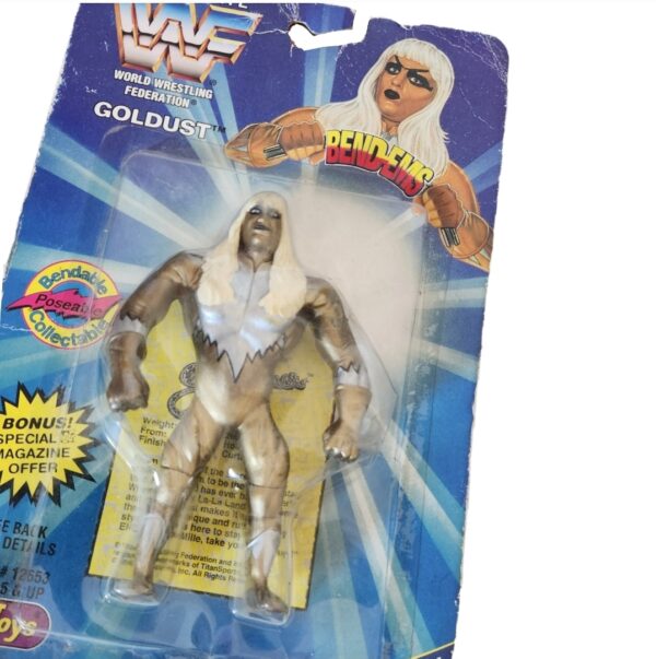 1996 Vintage Goldust Bendable Figure